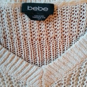 Bebe sweater sz SP
